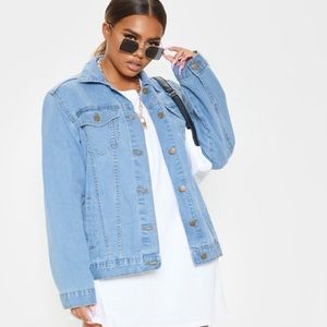 Over sized denim jacket